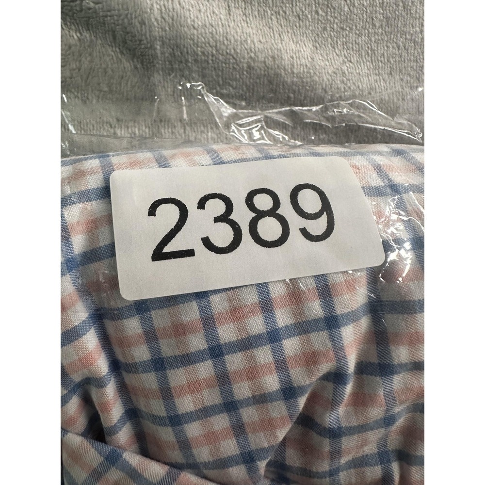 Vineyard Vines Performance Murray Shirt Mens Medium Blue Pink Check Button‎ Down - Picture 9 of 9
